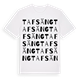 Tafsäng ordlek t-shirt