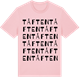 Pink Cotton t-shirt med Tåften ordlek t-shirt