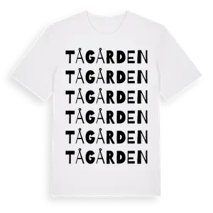 Tågården ordlek t-shirt – ekologisk bomull t-shirt från Pinshirt