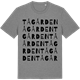 Mid Heather Gray t-shirt med Tågården ordlek t-shirt