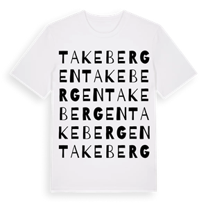 Takebergen ordlek t-shirt – ekologisk bomull t-shirt från Pinshirt