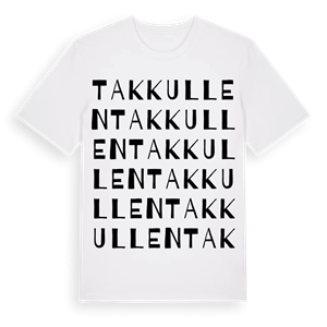Takkullen ordlek t-shirt – ekologisk bomull t-shirt från Pinshirt