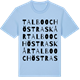 Blue Soul t-shirt med Talbo och Östra Skår ordlek t-shirt