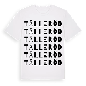 Tålleröd ordlek t-shirt – ekologisk bomull t-shirt från Pinshirt