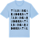 Blue Soul t-shirt med Tälningarudorna ordlek t-shirt
