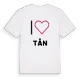 Jag älskar Tån t-shirt stort tryck