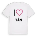 Jag älskar Tån t-shirt stort tryck