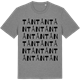 Mid Heather Gray t-shirt med Tån ordlek t-shirt