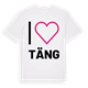 White t-shirt med Jag älskar Täng t-shirt stort tryck