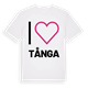 Jag älskar Tånga t-shirt stort tryck