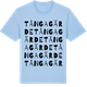 Blue Soul t-shirt med Tångagärde ordlek t-shirt