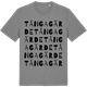 Mid Heather Gray t-shirt med Tångagärde ordlek t-shirt
