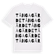 Tångagärde ordlek t-shirt