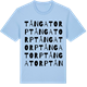 Blue Soul t-shirt med Tångatorp ordlek t-shirt