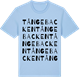 Blue Soul t-shirt med Tångebacken ordlek t-shirt