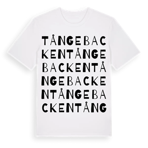 Tångebacken ordlek t-shirt – ekologisk bomull t-shirt från Pinshirt