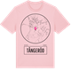 Pink Cotton t-shirt med Tångeröd t-shirt