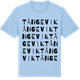 Blue Soul t-shirt med Tångevik ordlek t-shirt