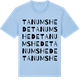 Blue Soul t-shirt med Tanumshede ordlek t-shirt