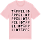 Pink Cotton t-shirt med Täppelid ordlek t-shirt