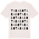 Vintage White t-shirt med Tarabo ordlek t-shirt