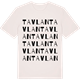 Vintage White t-shirt med Tavlan ordlek t-shirt