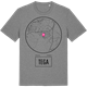 Mid Heather Gray t-shirt med Tega t-shirt