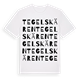 Tegelskären ordlek t-shirt