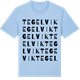 Blue Soul t-shirt med Tegelvik ordlek t-shirt