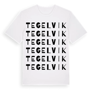 Tegelvik ordlek t-shirt – ekologisk bomull t-shirt från Pinshirt