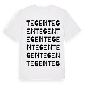 Tegen ordlek t-shirt – ekologisk bomull t-shirt från Pinshirt