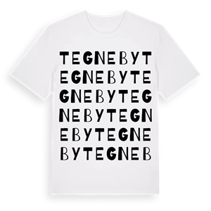 Tegneby ordlek t-shirt – ekologisk bomull t-shirt från Pinshirt