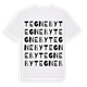 White t-shirt med Tegneby ordlek t-shirt