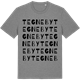 Mid Heather Gray t-shirt med Tegneby ordlek t-shirt