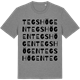 Mid Heather Gray t-shirt med Tegshögen ordlek t-shirt