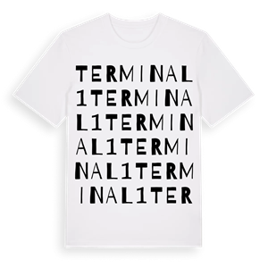 Terminal 1 ordlek t-shirt – ekologisk bomull t-shirt från Pinshirt