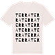 Vintage White t-shirt med Terra ordlek t-shirt