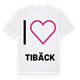 Jag älskar Tibäck t-shirt stort tryck