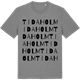 Mid Heather Gray t-shirt med Tidaholm ordlek t-shirt
