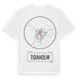 White t-shirt med Tidaholm t-shirt