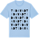 Blue Soul t-shirt med Tidavad ordlek t-shirt