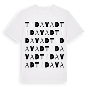 Tidavad ordlek t-shirt – ekologisk bomull t-shirt från Pinshirt