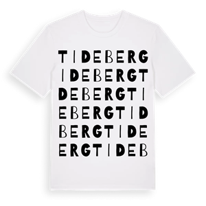 Tideberg ordlek t-shirt – ekologisk bomull t-shirt från Pinshirt