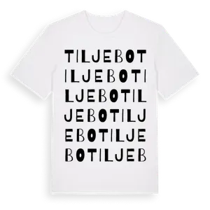 Tiljebo ordlek t-shirt – ekologisk bomull t-shirt från Pinshirt