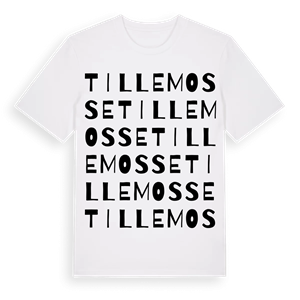 Tillemosse ordlek t-shirt – ekologisk bomull t-shirt från Pinshirt