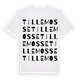Tillemosse ordlek t-shirt