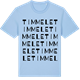Blue Soul t-shirt med Timmele ordlek t-shirt