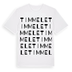 Timmele ordlek t-shirt – ekologisk bomull t-shirt från Pinshirt