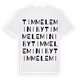 White t-shirt med Timmele Miniby ordlek t-shirt