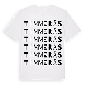 Timmerås ordlek t-shirt – ekologisk bomull t-shirt från Pinshirt